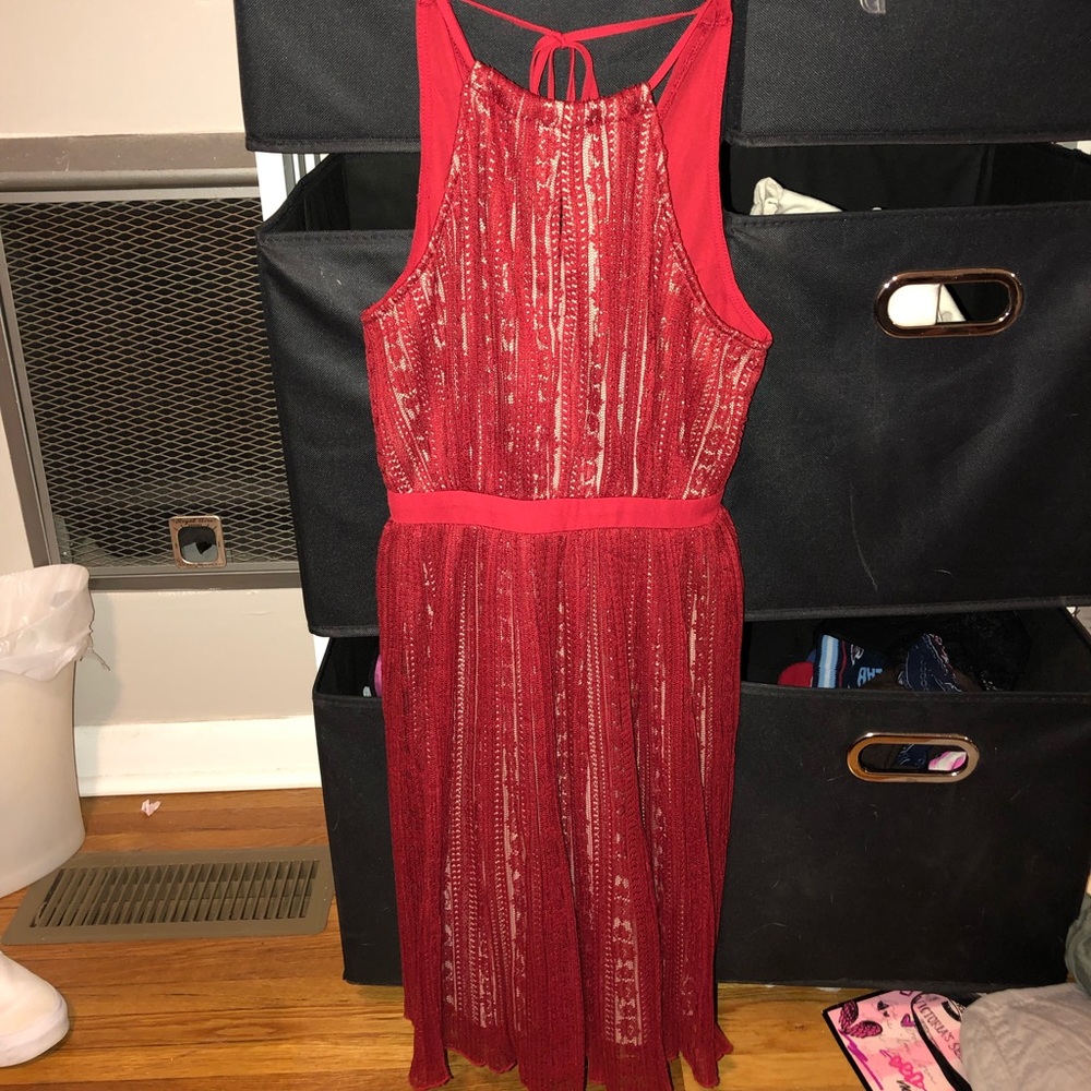 Red Lace Dress